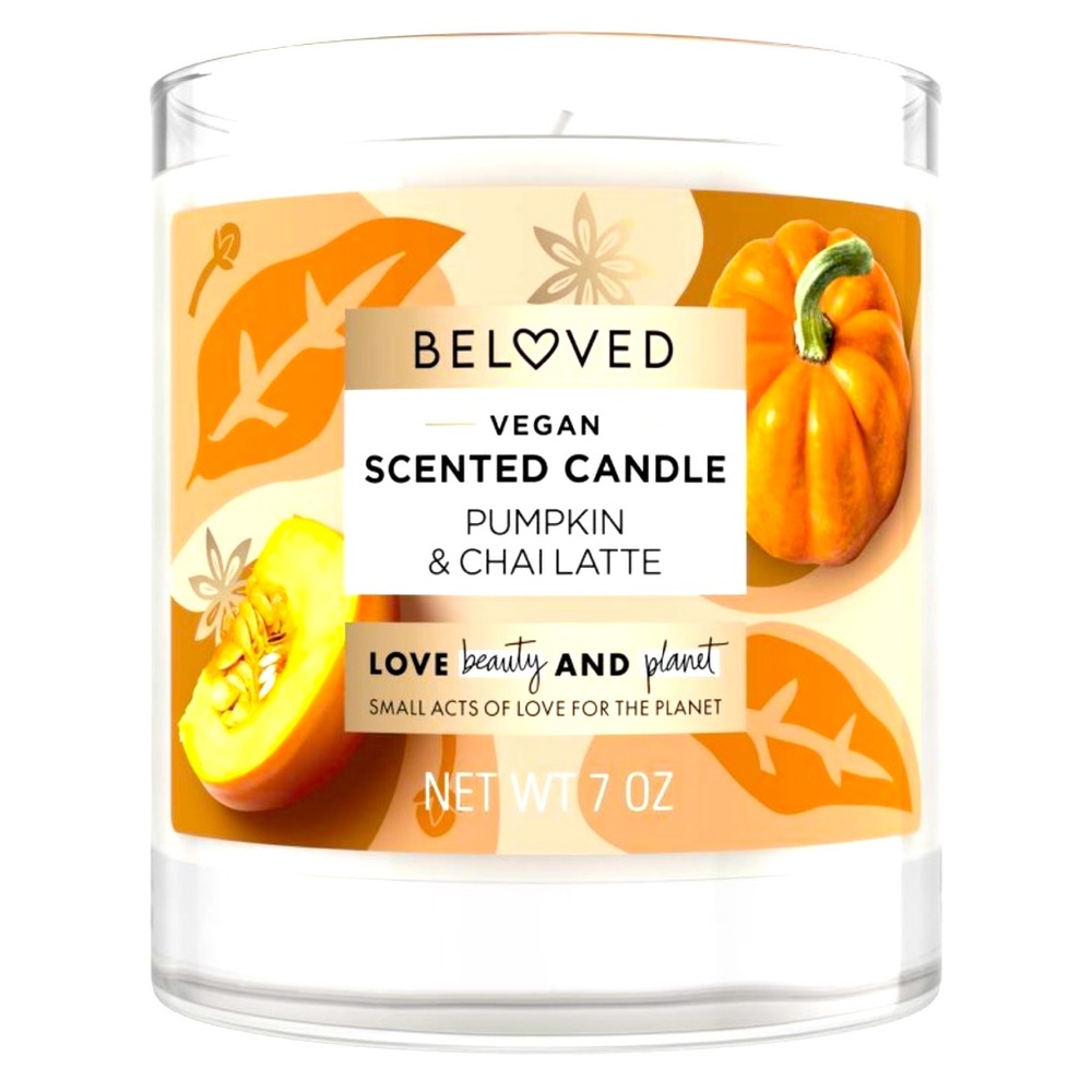 🛍 3/$15 🛍 Beloved pumpkin and chai candle 1 wick- 7 oz